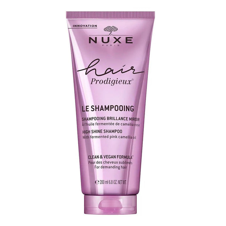 Nuxe Hair Prodigieux Mirror Shine Shampoo with Fermented Camellia Rose Oil - FrenchBeautyHub