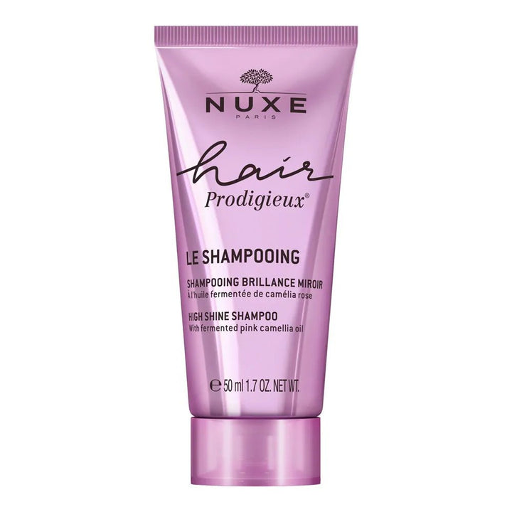 Nuxe Hair Prodigieux Mirror Shine Shampoo with Fermented Camellia Rose Oil - FrenchBeautyHub