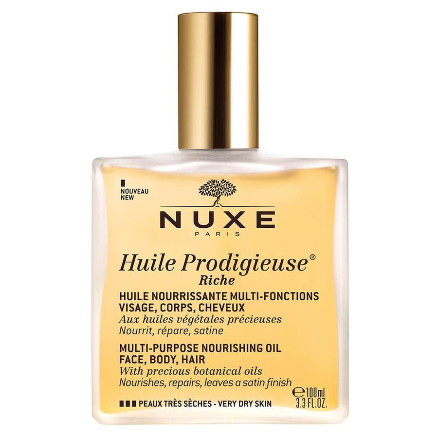 NUXE Huile Prodigieuse Rich Nourishing Oil with Spray 100ml (3.38fl oz) - FrenchBeautyHub