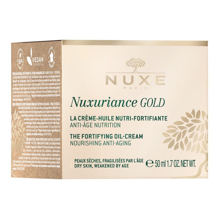 Nuxe Nuxuriance Gold Nutri - Fortifying Cream - Oil Anti - Age Absolu 50ml (1.69fl oz) - FrenchBeautyHub