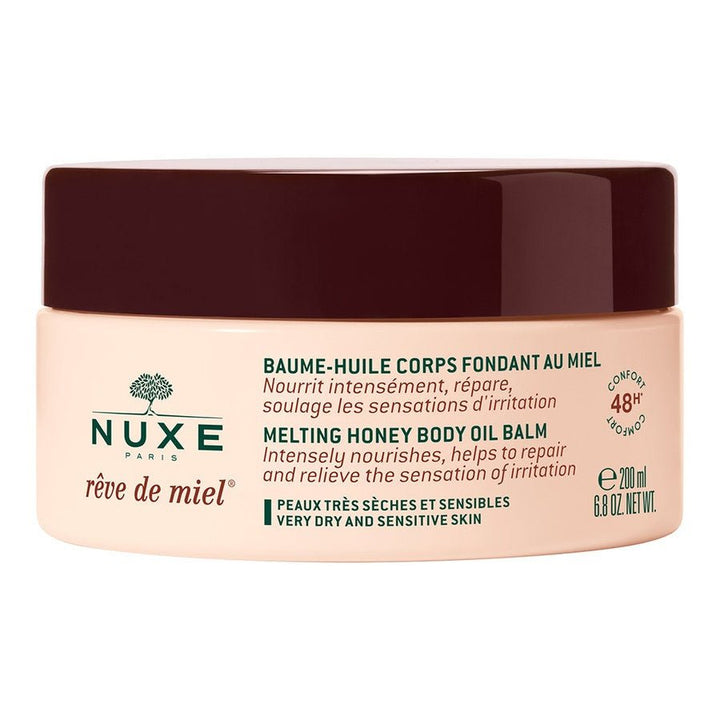 Nuxe Reve De Miel Melting Body Balm - in - Oil 200ml (6.76 fl oz) for Very Dry & Sensitive Skin - FrenchBeautyHub