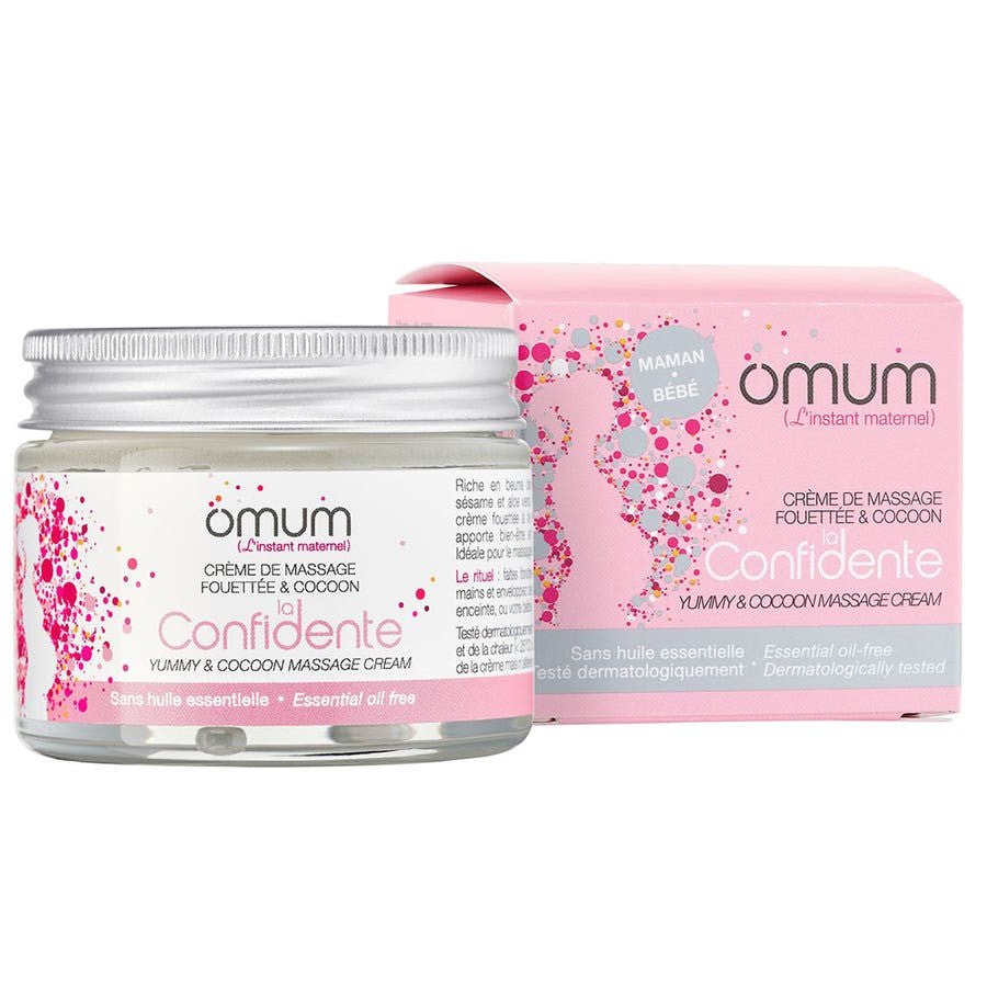 Omum Organic Cocooning Whipped Body Cream La Confidente 50ml (1.69fl oz) - FrenchBeautyHub