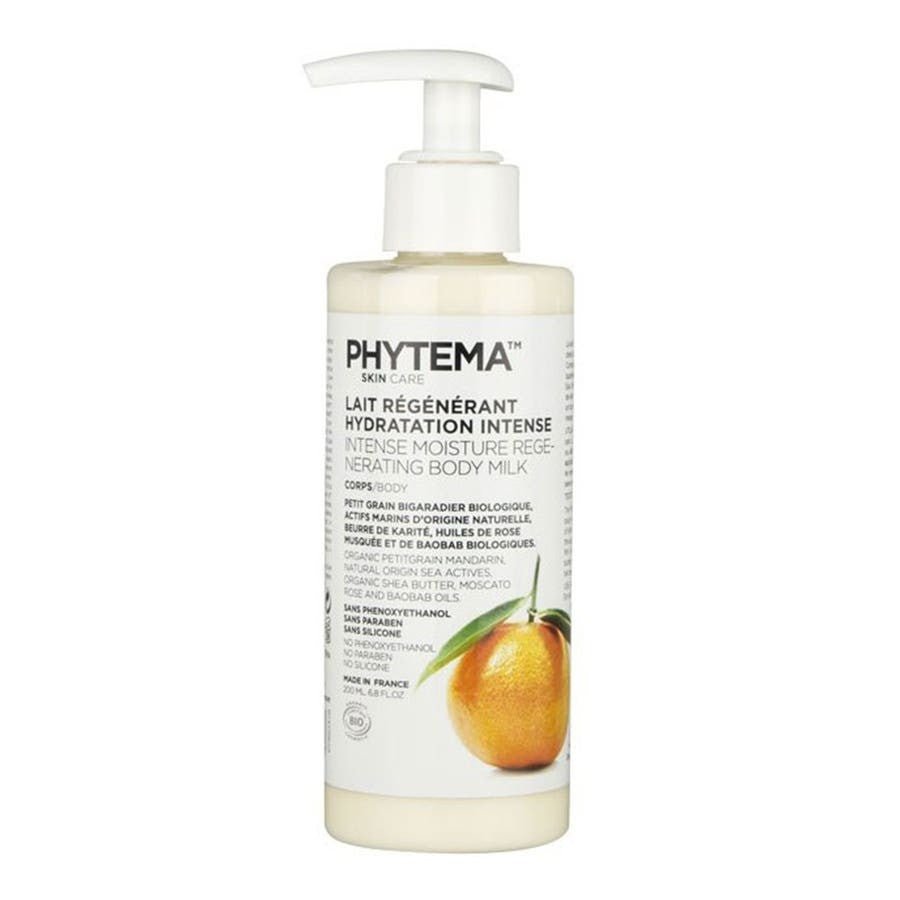 Phytema Organic intense hydration regenerating milk 200ml (6.76fl oz) - FrenchBeautyHub