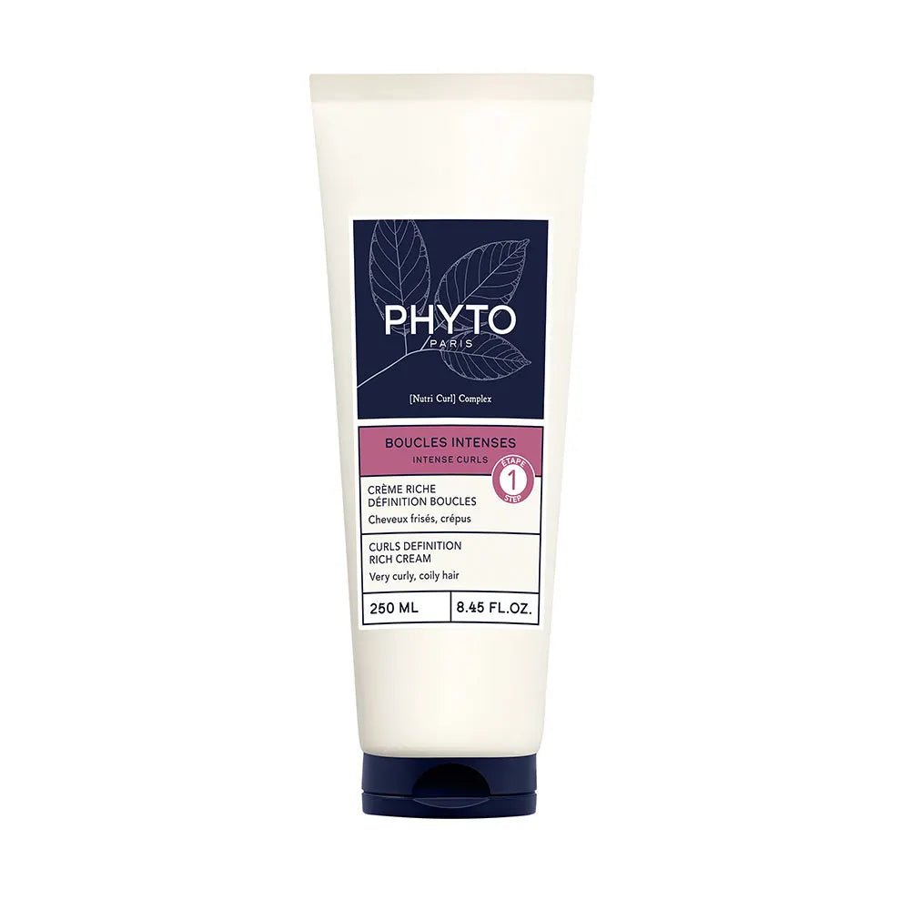 Phyto Intense Curls Definition Rich Cream Curly and Frizzy Hair 250ml (8.45fl oz) - FrenchBeautyHub