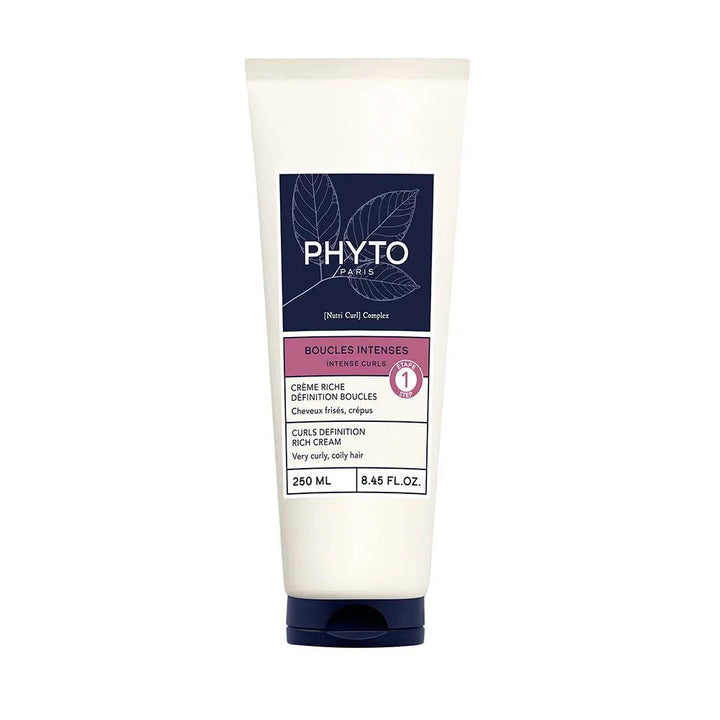 Phyto Intense Curls Definition Rich Cream Curly and Frizzy Hair 250ml (8.45fl oz) - FrenchBeautyHub