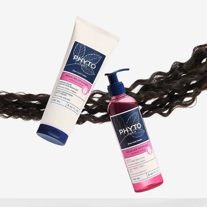 Phyto Intense Curls Definition Rich Cream Curly and Frizzy Hair 250ml (8.45fl oz) - FrenchBeautyHub