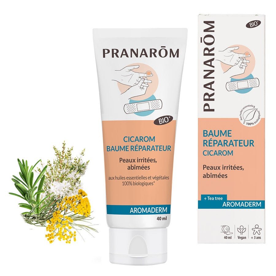 Pranarm Aromaderm Cicarom Organic Repair Balm 40ml (1.35fl oz) - FrenchBeautyHub