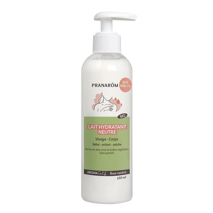 Pranarm Aromaself Organic Neutral Moisturising Milk Face, Body, Hands 250ml (8.45fl oz) - FrenchBeautyHub