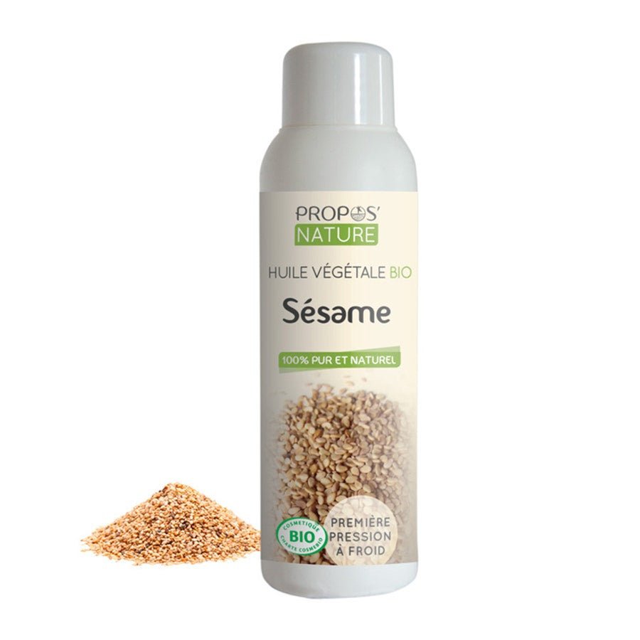 Propos'Nature Organic Sesame Vegetable Oil 100ml (3.38fl oz) - FrenchBeautyHub