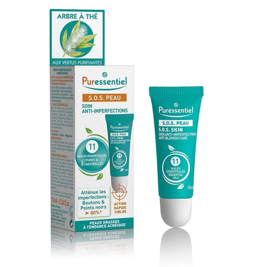 Puressentiel S.o.s. Skin Anti - Blemish Care Roll - on 5ml (0.16fl oz) - FrenchBeautyHub