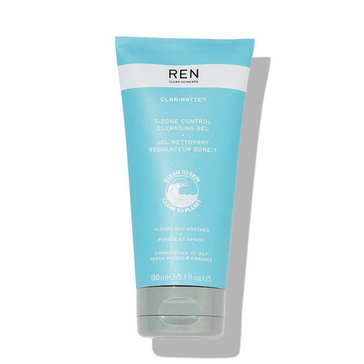 REN Clean Skincare Clarimatte(TM) T - Zone Regulating Cleansing Gel 150ml (5.07fl oz) - FrenchBeautyHub