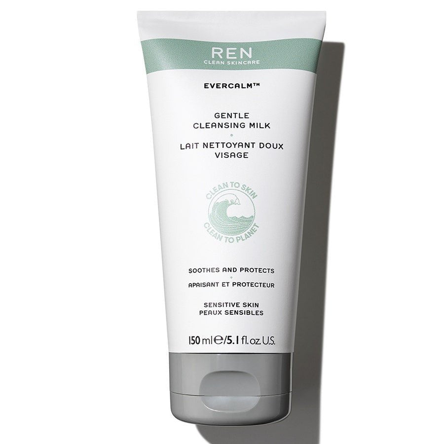 REN Clean Skincare Evercalm(TM) Soothing and protective Facial cleansing milk sensitive Skin 150ml (5.07fl oz) - FrenchBeautyHub