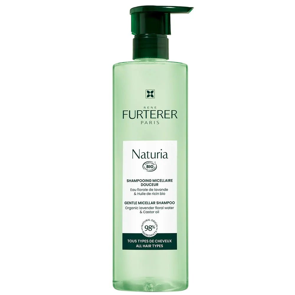 Rene Furterer Naturia Gentle Micellar Shampoo with Lavender Floral Water and Organic Castor Oil - FrenchBeautyHub