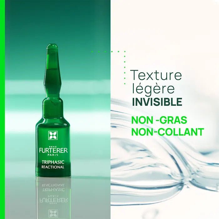René Furterer Triphasic Reactional 2 - in - 1 Hair & Growth Treatment 5ml x12 (0.16fl oz x12) - FrenchBeautyHub