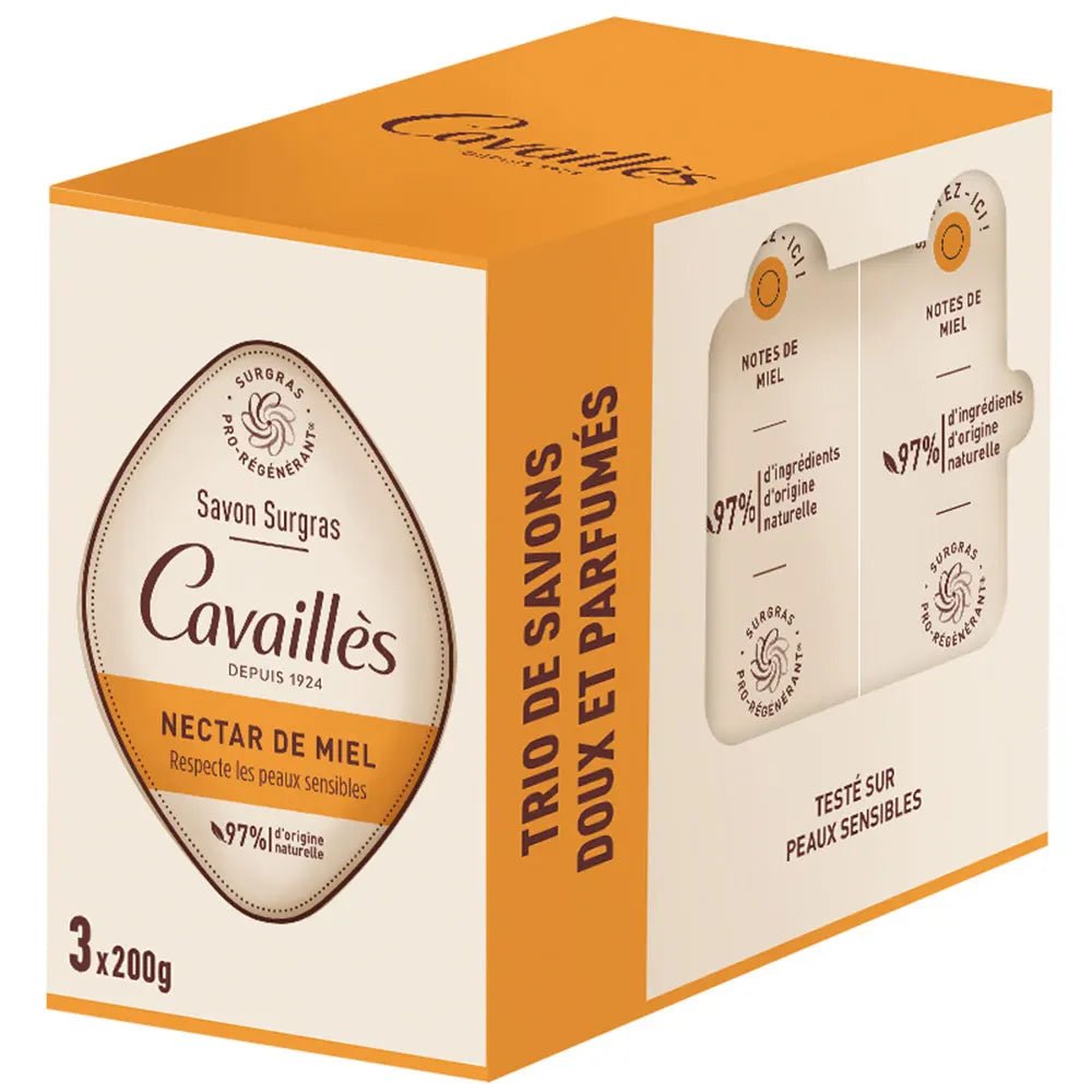 Rogé Cavaillès Extra - Rich Soap with Honey Nectar for Sensitive Skin - FrenchBeautyHub