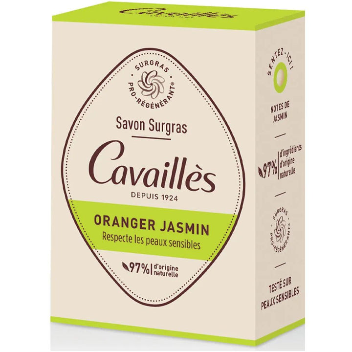Rogé Cavaillès Superfatted Pro Regenerating Soap with Orange Blossom & Jasmine - 100g - FrenchBeautyHub