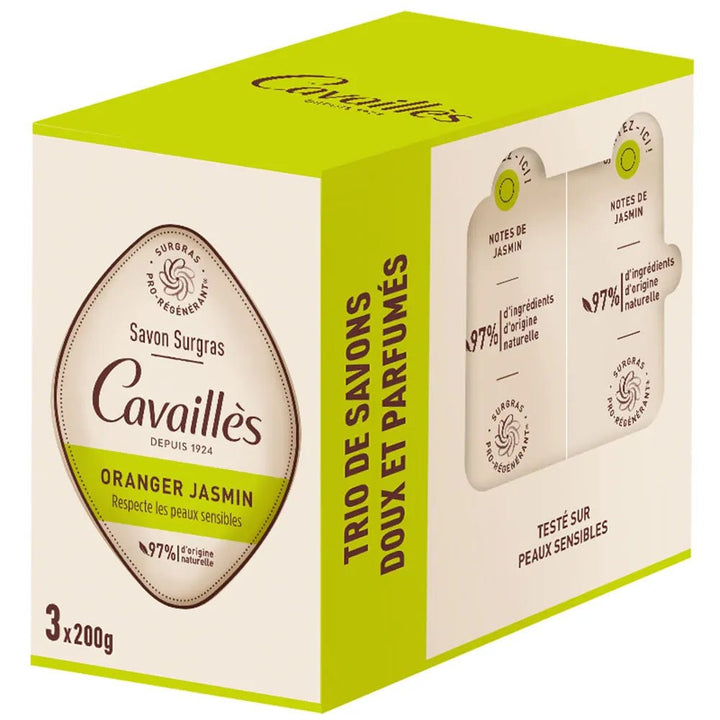 Rogé Cavaillès Superfatted Pro Regenerating Soap with Orange Blossom & Jasmine - 100g - FrenchBeautyHub