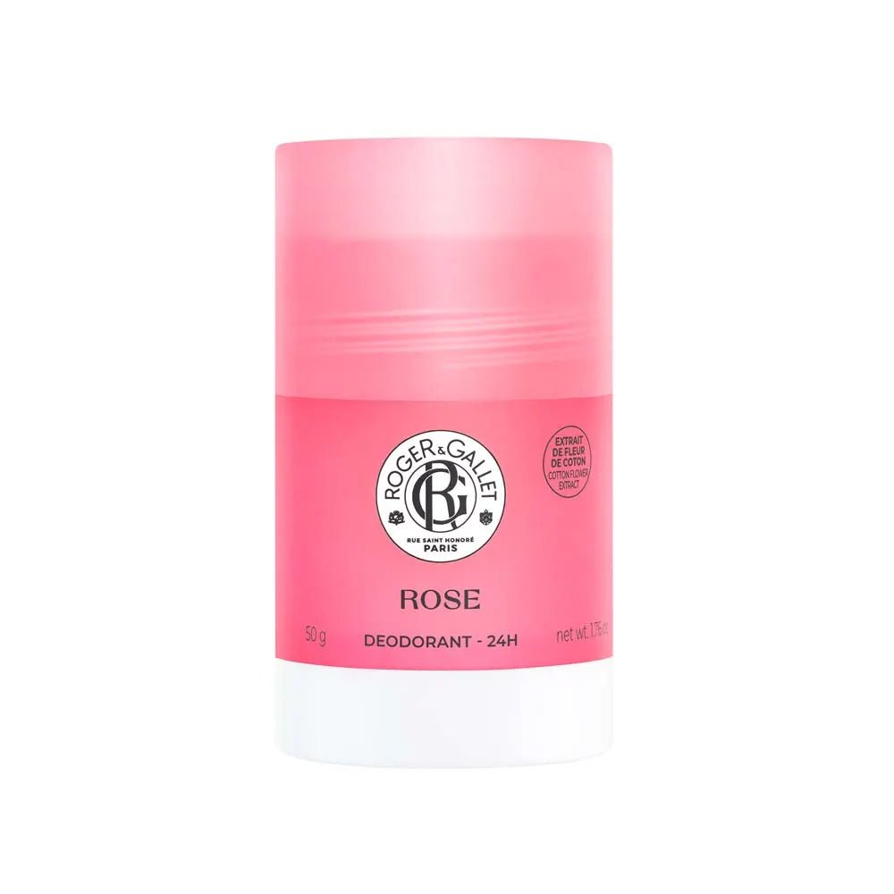 Roger & Gallet Rose Deodorant Stick 24h 50g (1.74oz) - FrenchBeautyHub