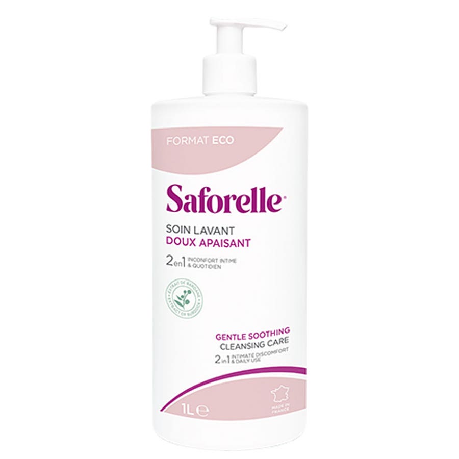 Saforelle Cleansing Lotion 1L - FrenchBeautyHub