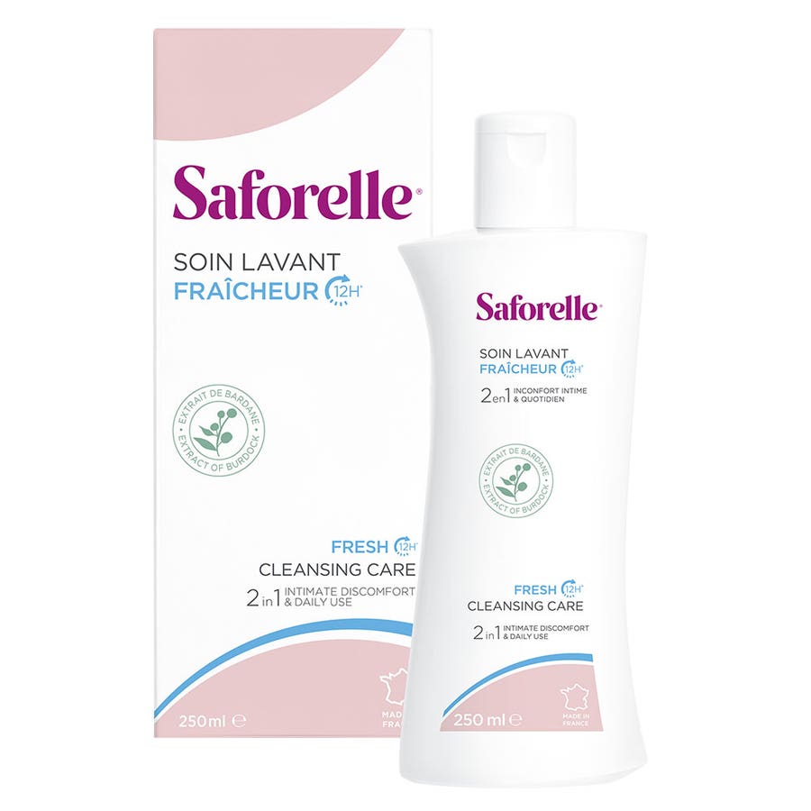 Saforelle Fresh Burdock Cleansing Care 250ml (8.45fl oz) - FrenchBeautyHub