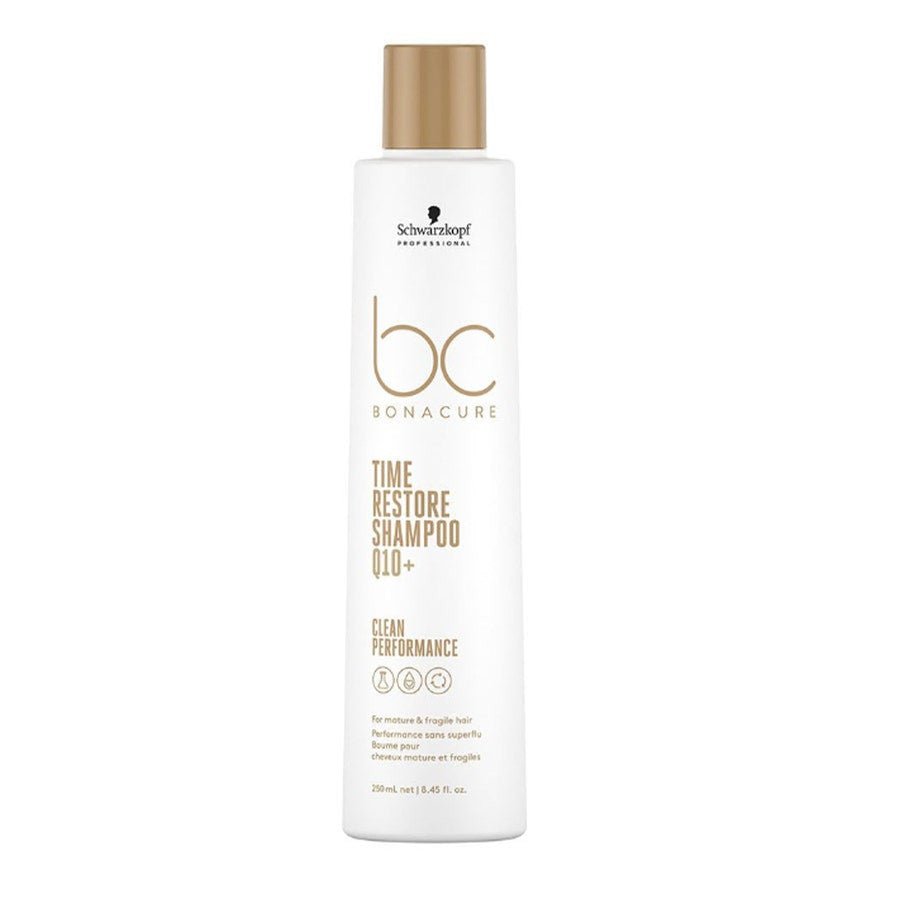 Schwarzkopf Professional BC Bonacure Time Restore Shampoo for Mature Hair 250ml (8.45 fl oz) - FrenchBeautyHub