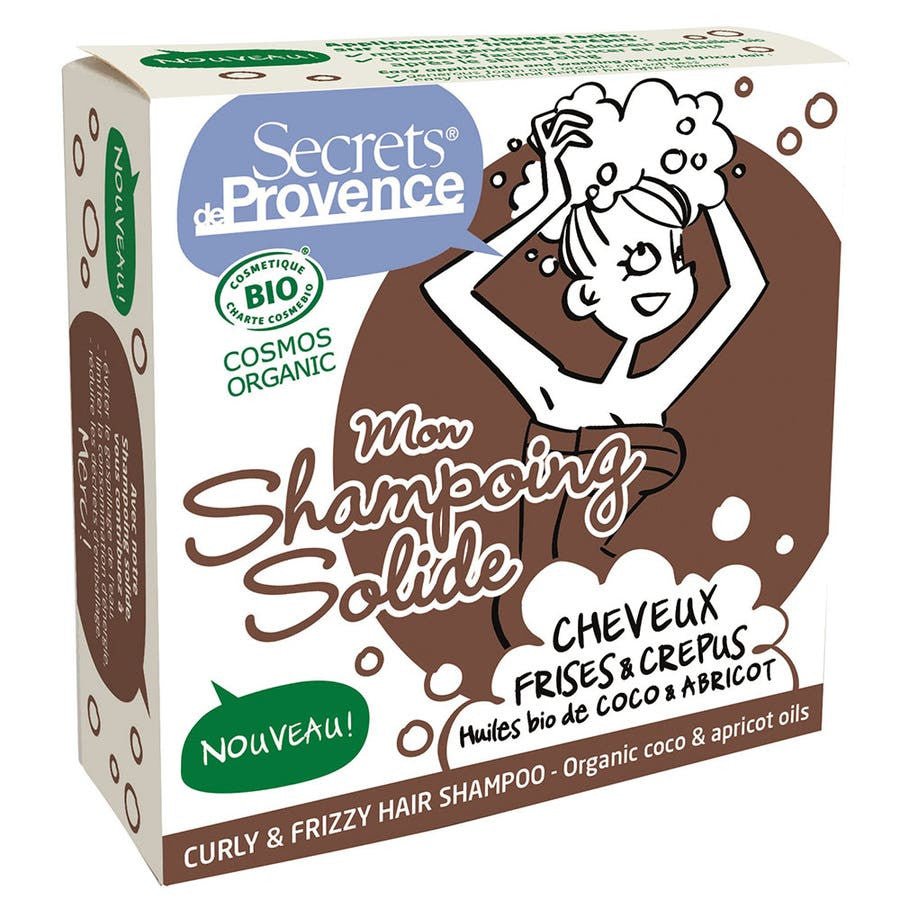 Secrets de Provence Solide Shampoo Curly hair 85g (2.99 oz) - FrenchBeautyHub