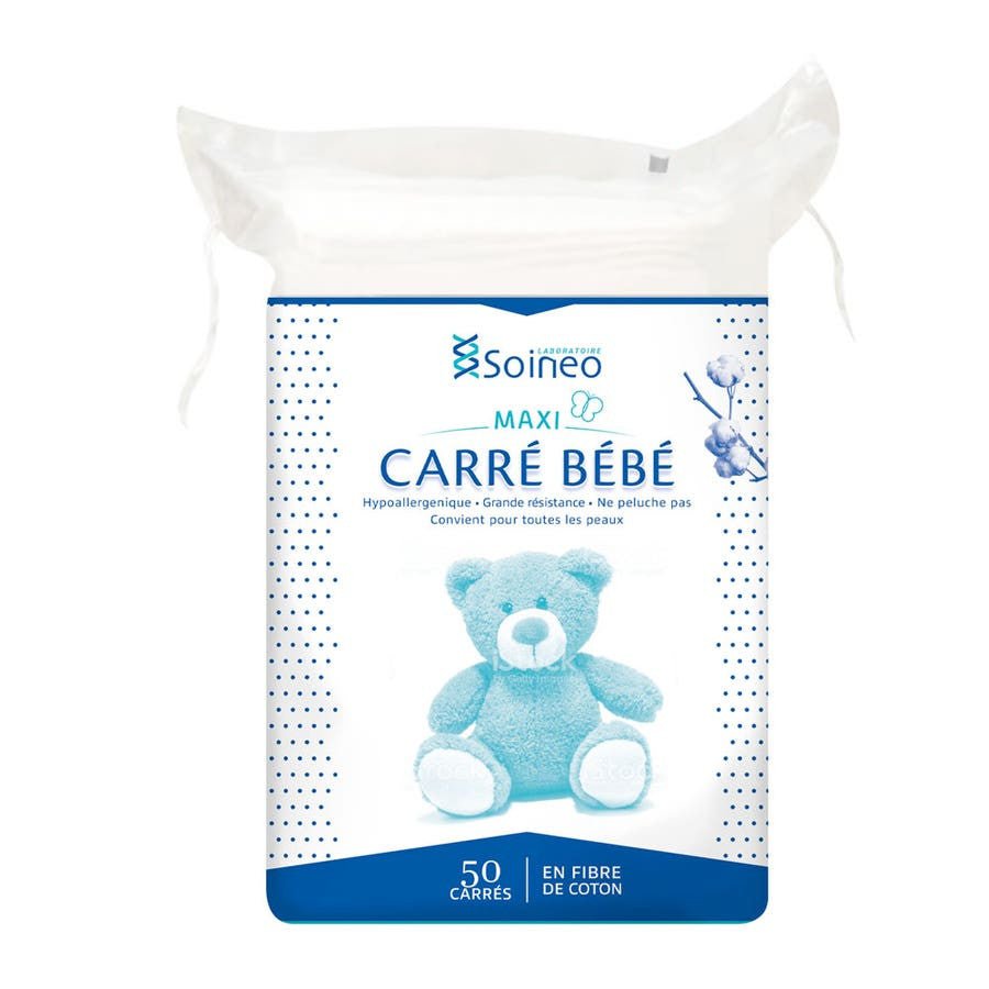 SOINEO MAXI BABY FRAMES x50 - High Resistance, Lint - Free, Hypoallergenic - FrenchBeautyHub