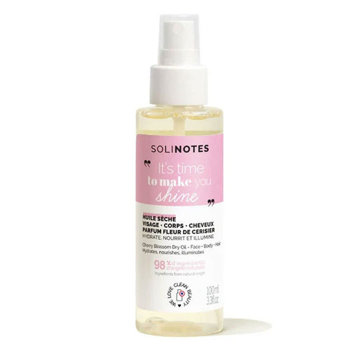 Solinotes Fleur de cerisier Dry Oil 100ml (3.38fl oz) - FrenchBeautyHub