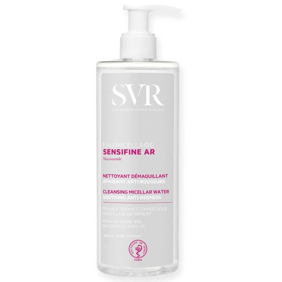 Svr Sensifine Ar Micellar Water Sensitive Skins Prone To Redness 400ml (13.52fl oz) - FrenchBeautyHub