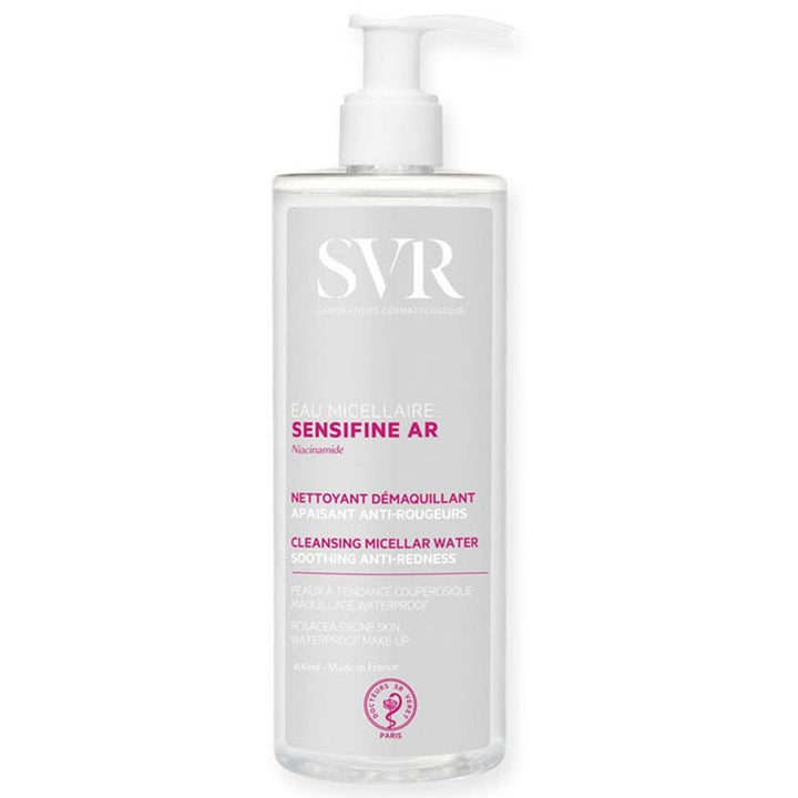 Svr Sensifine Ar Micellar Water Sensitive Skins Prone To Redness 400ml (13.52fl oz) - FrenchBeautyHub