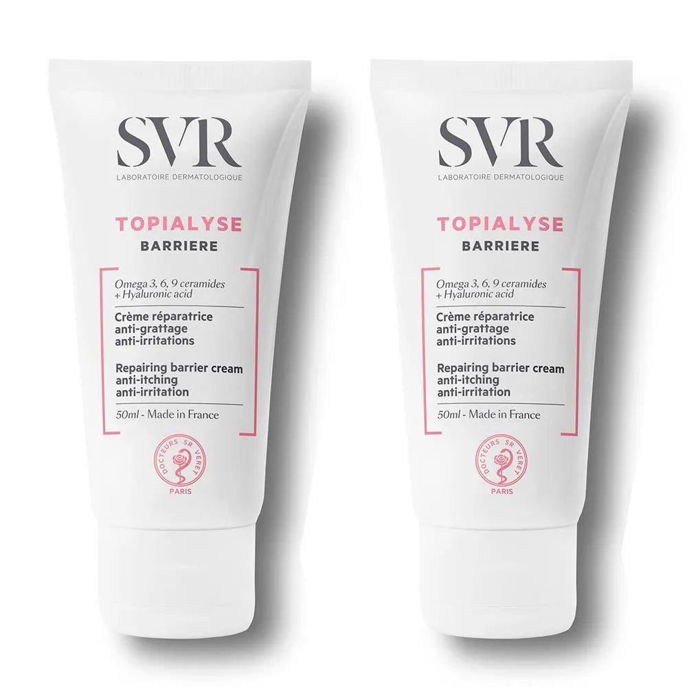 SVR Topialyse Repairing Barrier Cream with Omega 3, 6, 9 Ceramides and Hyaluronic Acid - FrenchBeautyHub