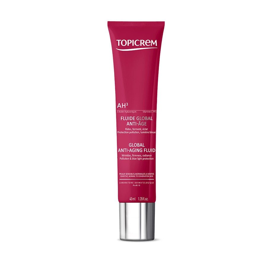 Topicrem AH3 Global Anti - Aging Fluid 40ml (1.35fl oz) - FrenchBeautyHub