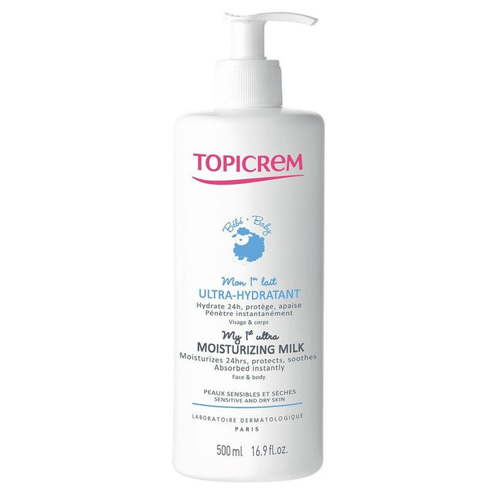 Topicrem Baby My 1st Ultra - Moisturizing Milk 500ml (16.91fl oz) - FrenchBeautyHub