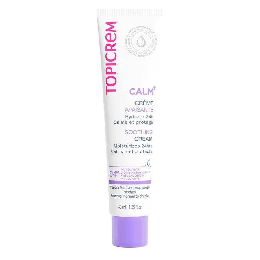 Topicrem Calm+ Soothing Cream Normal to Combination Intolerant Skin 40ml (1.35fl oz) - FrenchBeautyHub