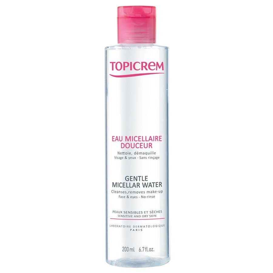 Topicrem Douceur Gentle Cleansing Water for Sensitive and Dry Skin 200ml (6.76 fl oz) - FrenchBeautyHub