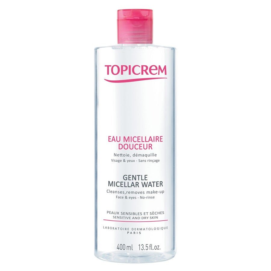 Topicrem Douceur Gentle Micellar Water for Dry & Sensitive Skin 400ml (13.52fl oz) - FrenchBeautyHub