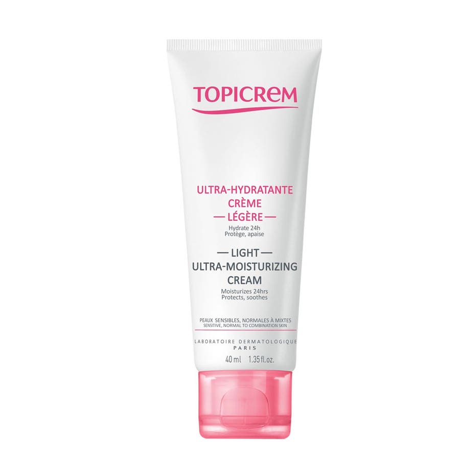 Topicrem Hydra+ Light Ultra Moisturizing Face Cream 40ml (1.35fl oz) - FrenchBeautyHub