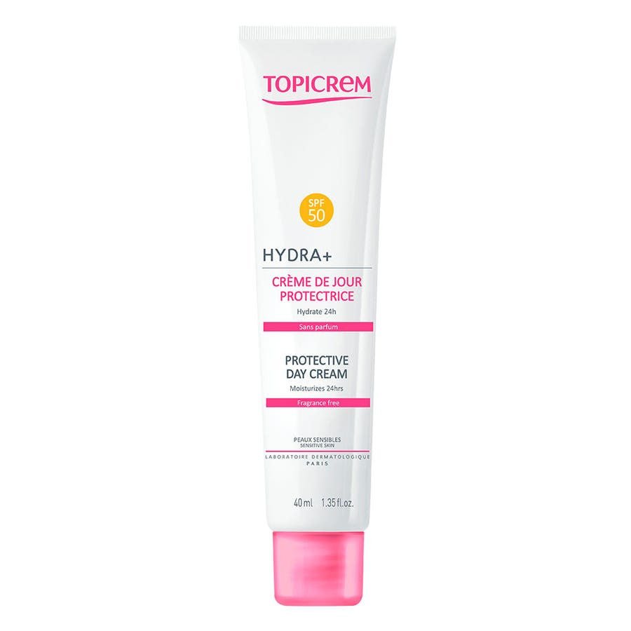 Topicrem Hydra+ Protective Day Cream SPF50 40ml (1.35fl oz) - FrenchBeautyHub