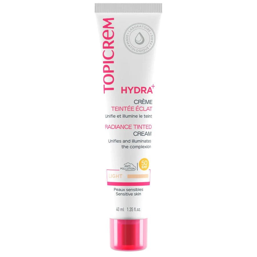 Topicrem Hydra+ Radiance Tinted Cream SPF50 40ml (1.35fl oz) - FrenchBeautyHub