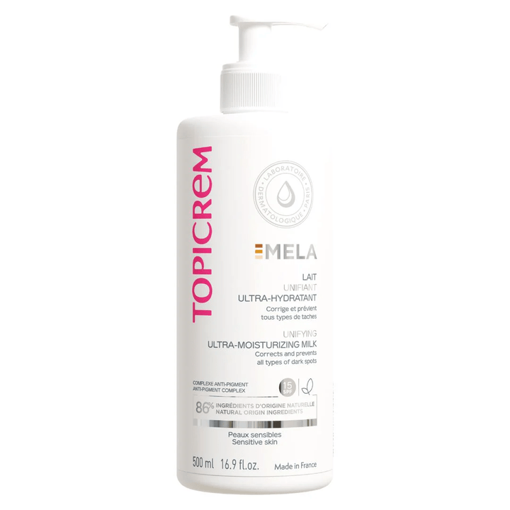 Topicrem Mela Unifying Ultra - Moisturizing Milk - FrenchBeautyHub