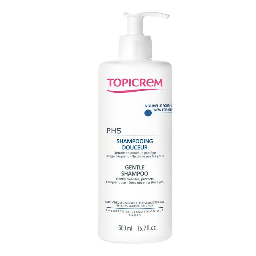 Topicrem PH5 Gentle Shampoo 500ml (16.91fl oz) - FrenchBeautyHub