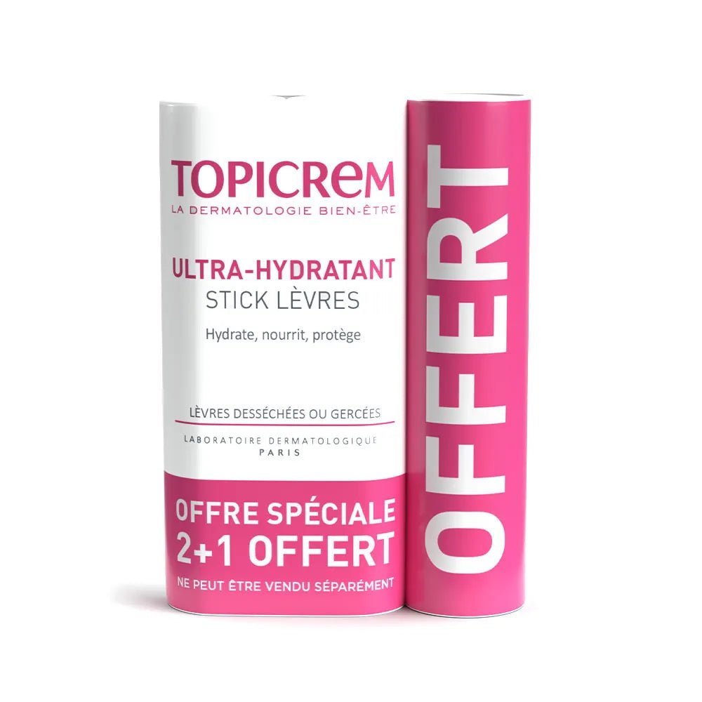 Topicrem Ultra - Hydrating Lip Balm - FrenchBeautyHub
