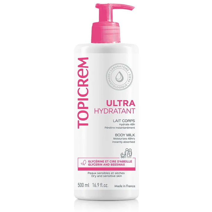 Topicrem Ultra - Moisturizing Body Milk - FrenchBeautyHub