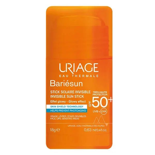 Uriage Bariésun Stick Invisible SPF50+ 18g (0,63 oz) - FrenchBeautyHub