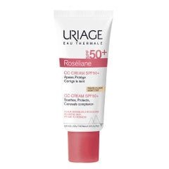 Uriage Roseliane CC Cream SPF50+ for sensitive skin prone to redness 40ml (1.35fl oz) - FrenchBeautyHub