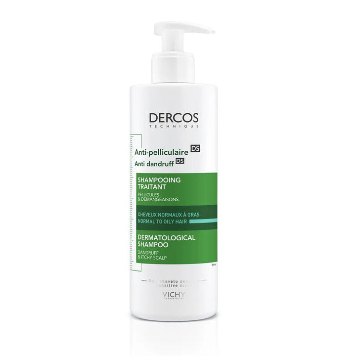 Vichy Dercos Anti - Dandruff DS Shampoo for Normal to Oily Hair - FrenchBeautyHub