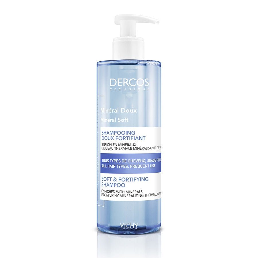 Vichy Dercos Mineral Soft Fortifying Shampoo 400ml (13.53fl oz) - FrenchBeautyHub
