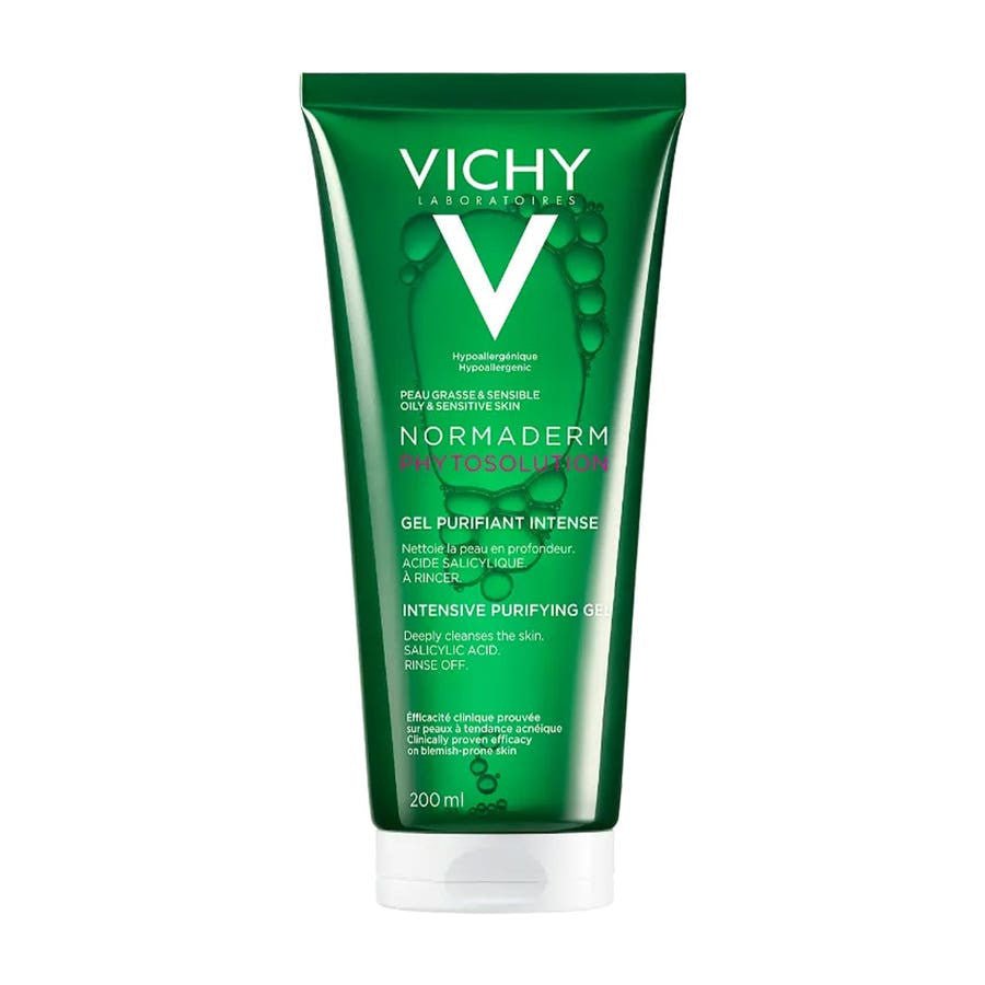 Vichy Normaderm Phytosolution Intense Purifying Gel for Acne - prone Skin 200ml (6.76 fl oz) - FrenchBeautyHub