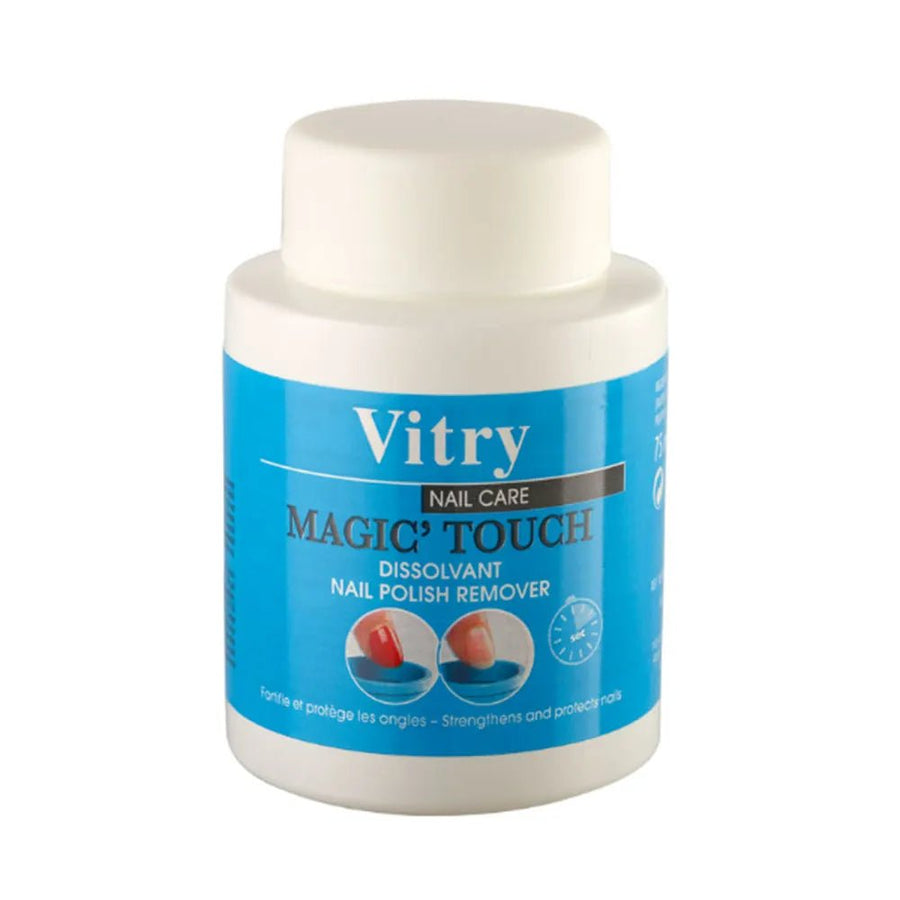 Vitry Magic Touch Cotton - Free Nail Polish Remover 75ml (0.16 fl oz) - FrenchBeautyHub