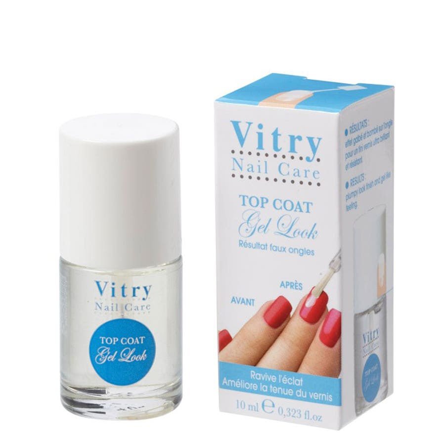 Vitry Vitry Top Coat Gel Look 10ml (0.33fl oz) - FrenchBeautyHub